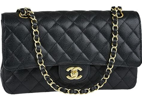 chanel classic flap in caviar